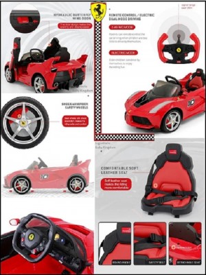 Ferrari montable eléctrico laferrari 12v control remoto deals